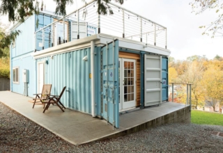 Julianna Carlson’s Two-Story Shipping Container Home