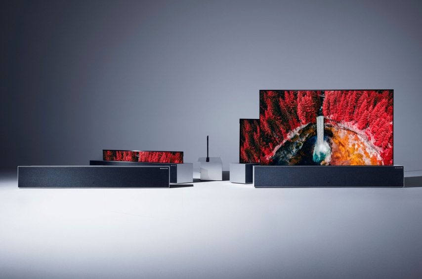 LG Signature OLED TV R — сворачиваемый телевизор LG на выставке CES 2019