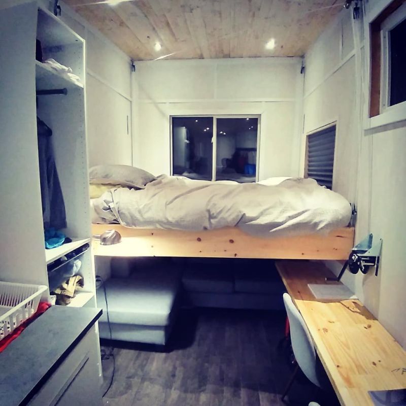 Budget-Friendly Tiny House with Radiant Heated-Ceiling