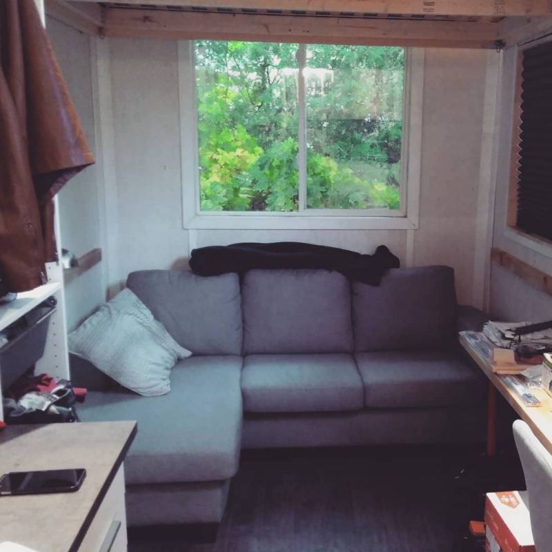 Budget-Friendly Tiny House with Radiant Heated-Ceiling
