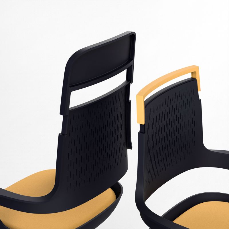 One Office Chair by Pq Design can be Assembled in Three Different Ways