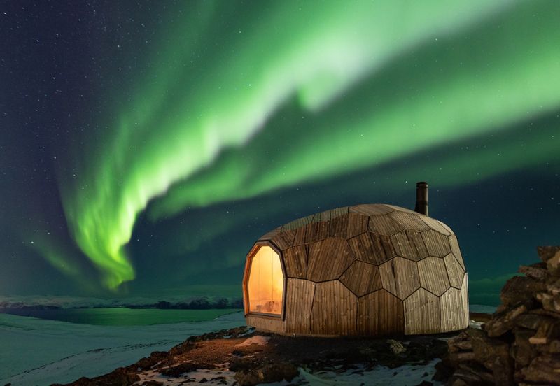 SPINN Arkitekter Builds Daytrip Hiking Cabins in Hammerfest, Norway 