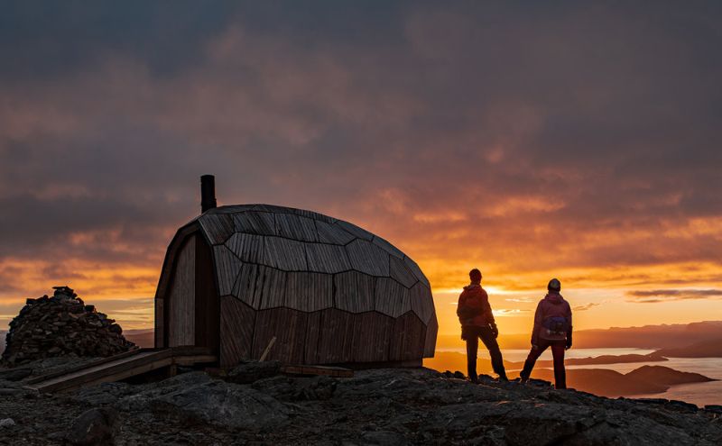 SPINN Arkitekter Builds Daytrip Hiking Cabins in Hammerfest, Norway 