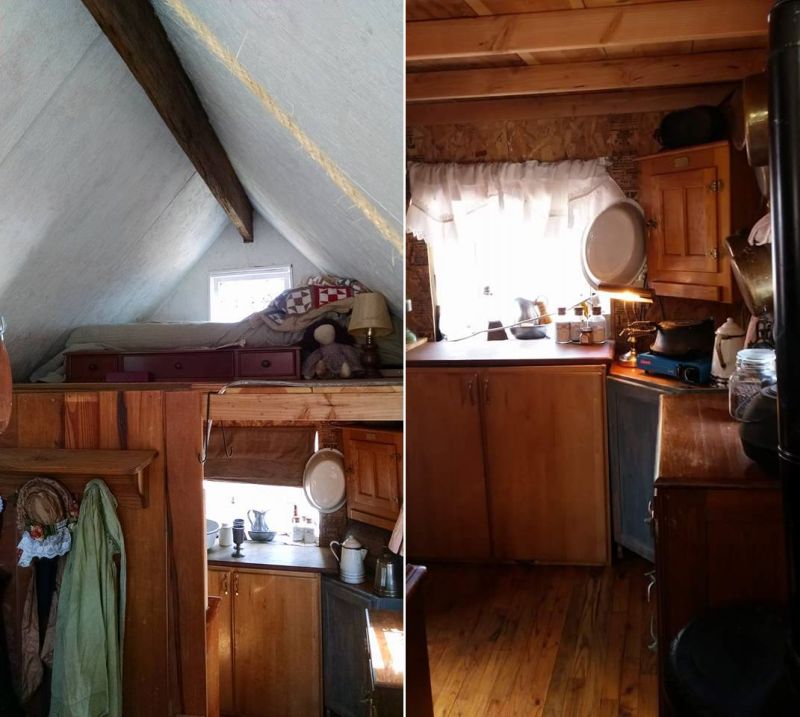 Shorty Robbins’ Victorian-Style Tiny House with Piano that Turns into a Bed