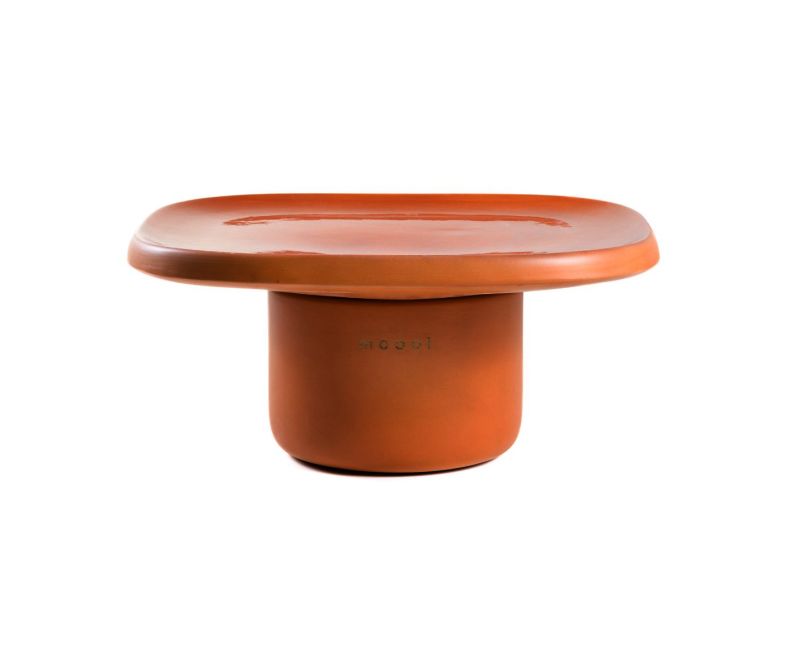 Simone Bonnan Designs Obon Terracotta Tables for Moooi