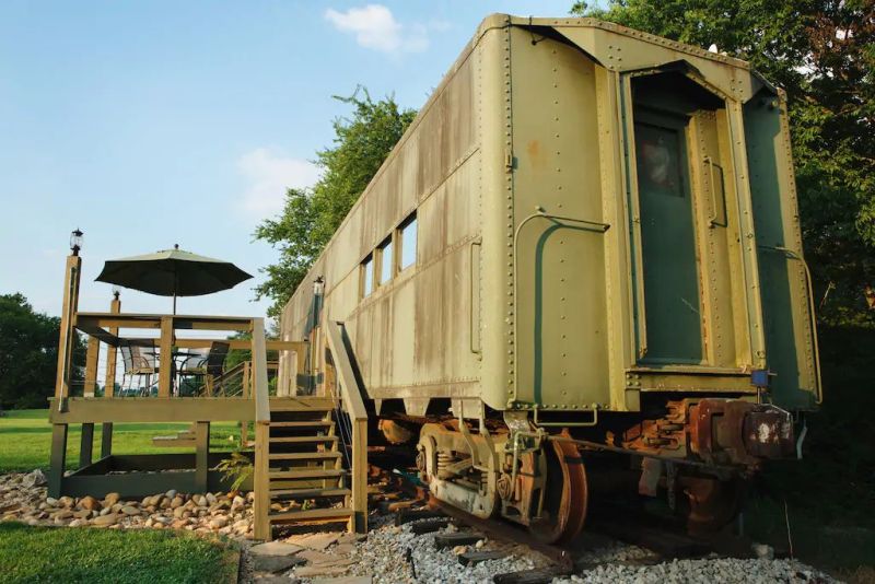 Rent this Train Car Home in Tennessee for $130 at Airbnb 