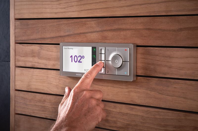 U by Moen Smart Shower Works with Amazon Alexa, Google Assistant and Siri