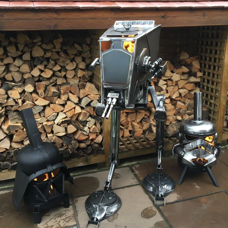 ATST Outdoor Wood Burner by Burned by Design