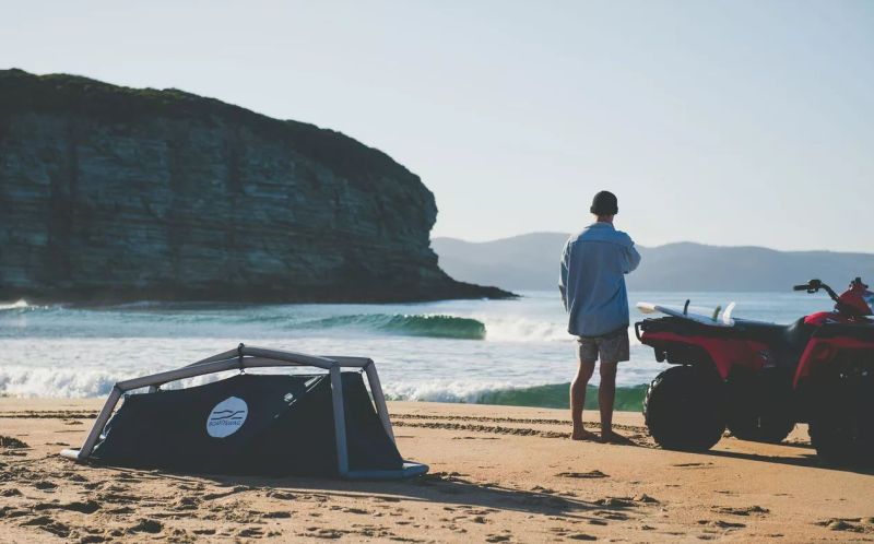 Boardswag Surfboard Bag Doubles as Camping Tent 