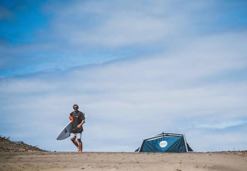 Boardswag Surfboard Bag Doubles as Camping Tent 