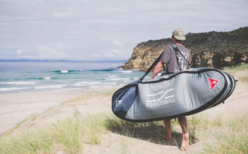 Boardswag Surfboard Bag Doubles as Camping Tent 