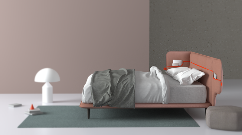 Cuddle Bed by Weichih Chen & Fuhua Wang for Elite Spa