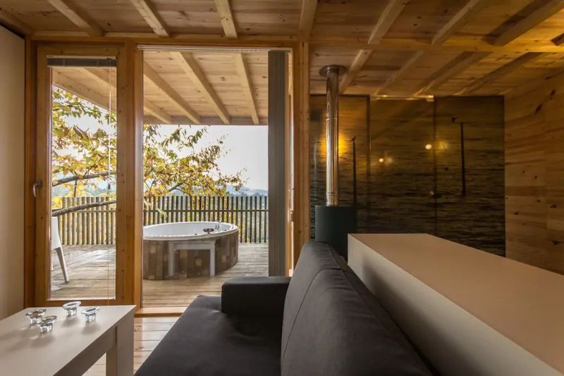 Rent This Cantilevered Treehouse Cabin in Outes, Spain at Airbnb