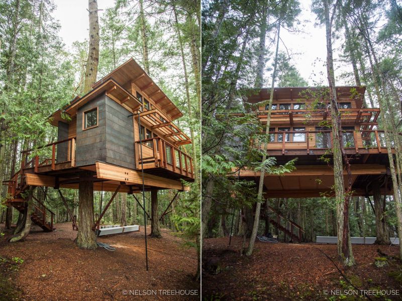 treehouse in San Juan Islands 