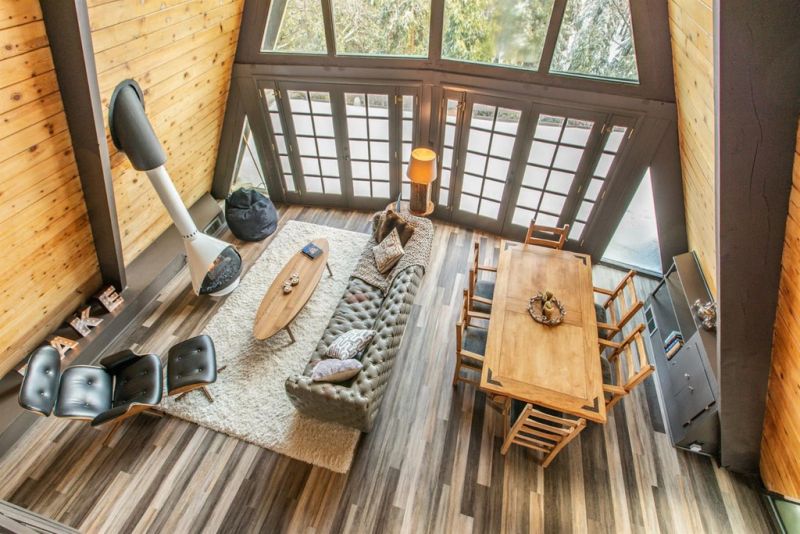 A-Frame House Up for Sale in Lake Arrowhead, California 