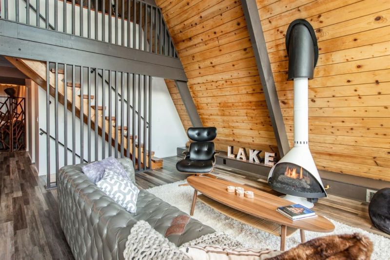 A-Frame House Up for Sale in Lake Arrowhead, California 