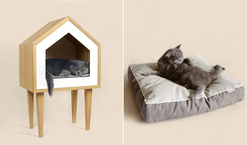 Adorable Catville Cat House by Catlaboo Fits into Any Home Decor 