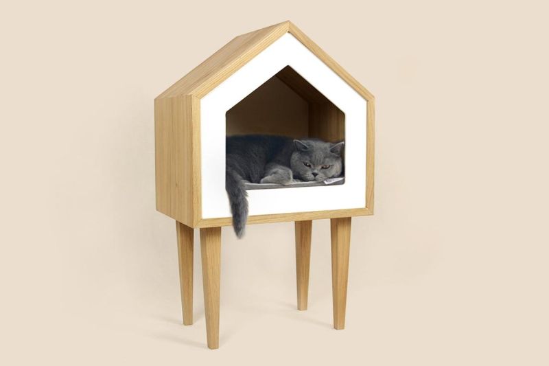 Adorable Catville Cat House by Catlaboo Fits into Any Home Decor 