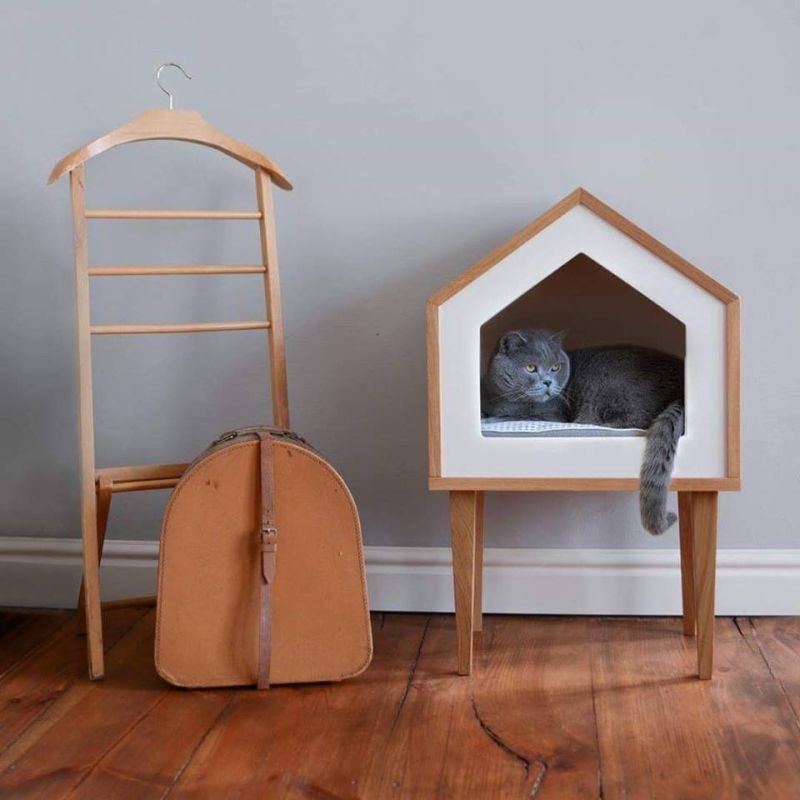 Adorable Catville Cat House by Catlaboo Fits into Any Home Decor 