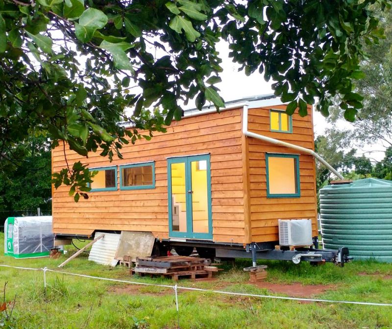 Couple Builds Self-Sufficient Tiny House on Wheels