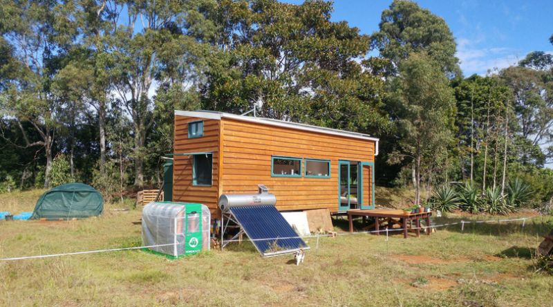 Couple Builds Self-Sufficient Tiny House on Wheels