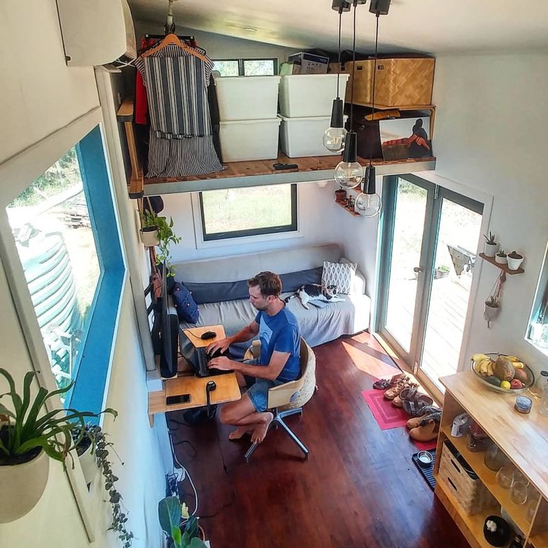 Couple Builds Self-Sufficient Tiny House on Wheels