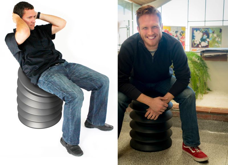 ErgoErgo Active Stool Encourages Your Body to Stay Alert