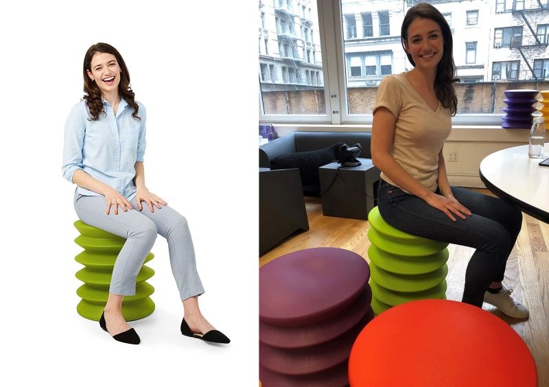 ErgoErgo Active Stool Encourages Your Body to Stay Alert 