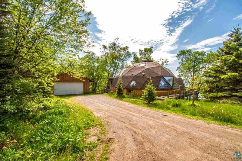 Lakefront Geodesic Dome Home for Sale in Minnesota