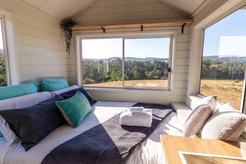 This Off-Grid Tiny House in Yarra Valley, Australia can be Rented for $125