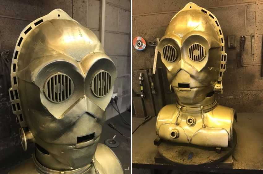 C-3PO Inspired BBQ by Burned by Design