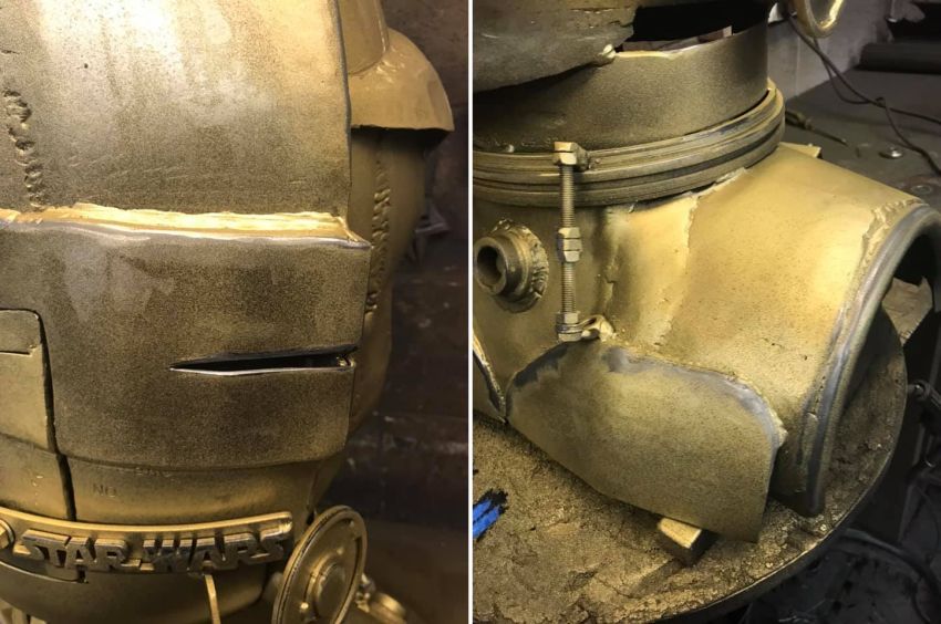 Барбекю в стиле C-3PO от Burned by Design