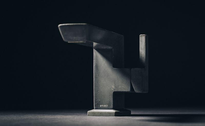 Christopher Shannon Designs Vettis Concrete Bathroom Faucet for Brizo