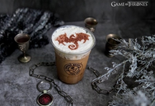 Game of Thrones-themed latte
