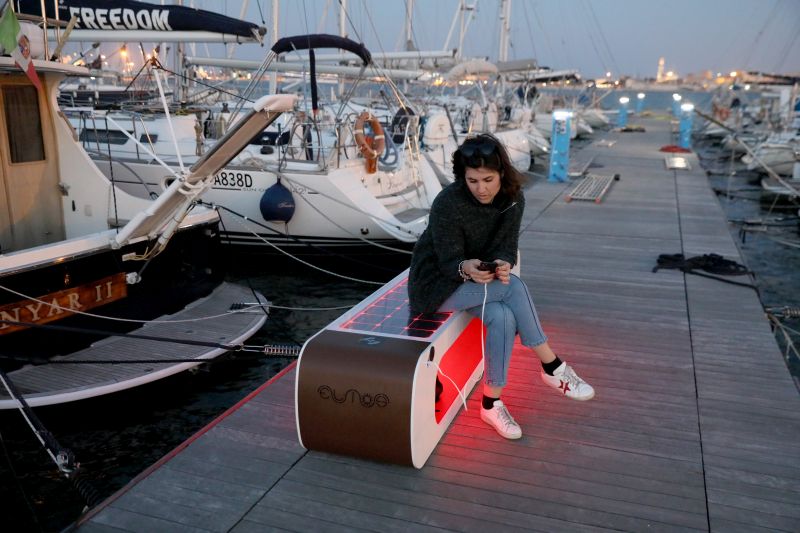 Elios Smart Public Bench by CITYSI