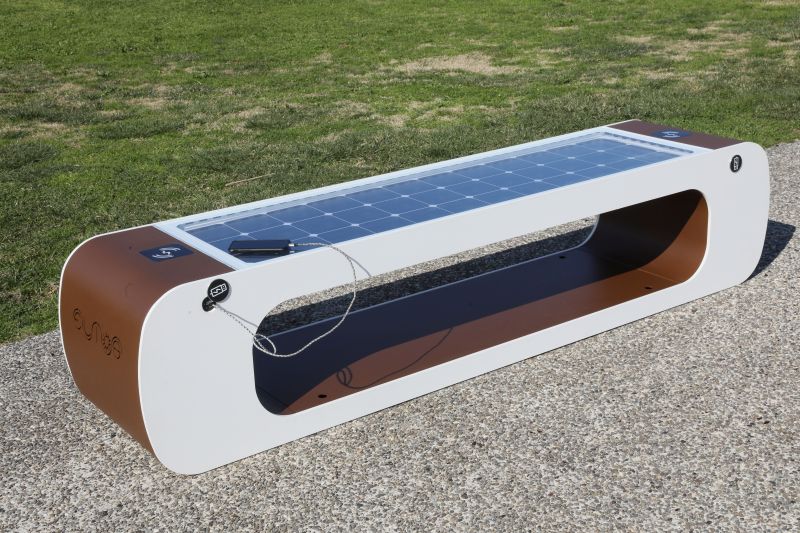 Elios Smart Public Bench by CITYSI