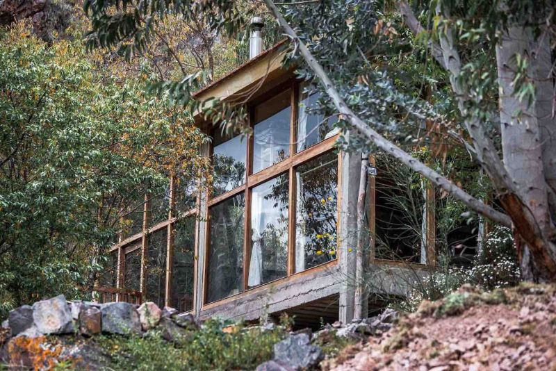 Glass house rental on the rock, in Sacred Valley, Peru