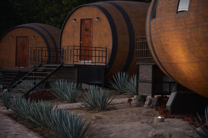 This Barrel-Shaped Hotel in Mexico can be Rented for Night Stay