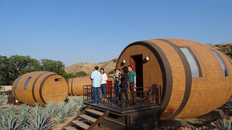 This Barrel-Shaped Hotel in Mexico can be Rented for Night Stay 