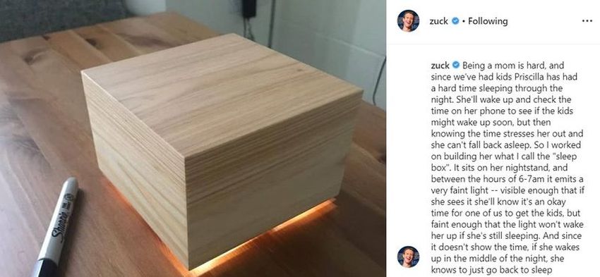 Sleep Box by Mark zuckerberg