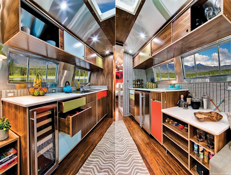 Renovated Vintage Airstream With Fab Interior Design Ignites