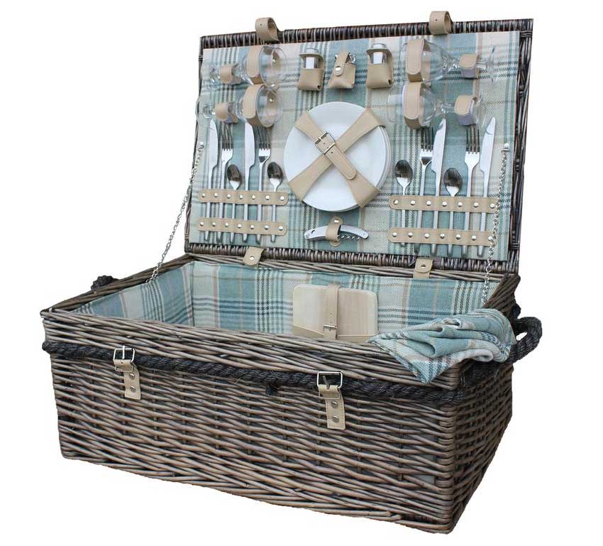 4-Person-Rope-Handled-Picnic-Basket