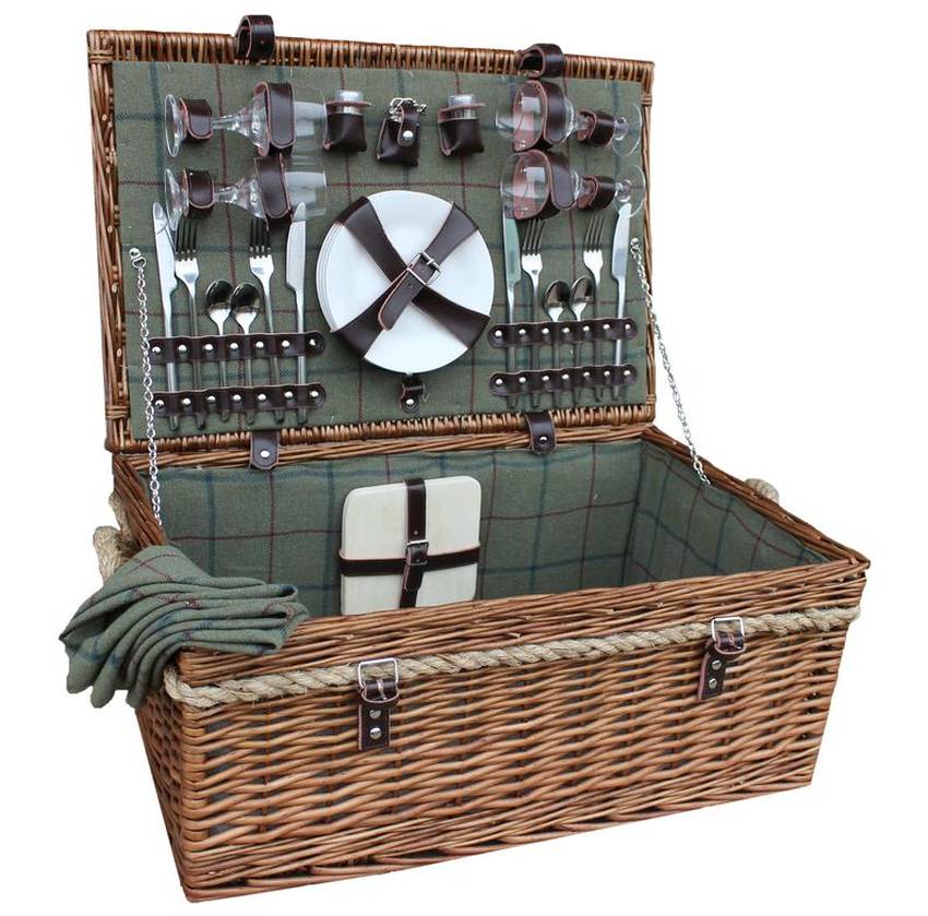 4-Person-Rope-Handled-Picnic-Basket