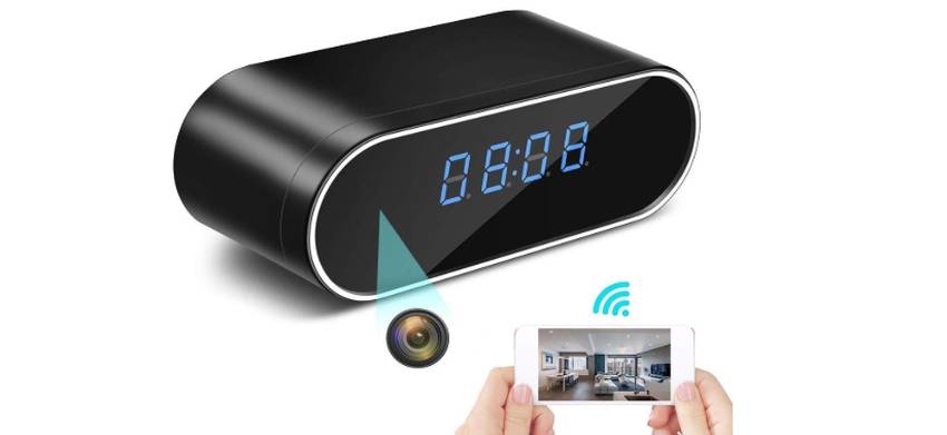 AIYU Wireless Spy Camera Alarm Clock