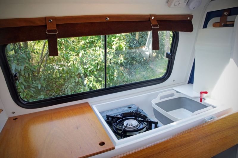 Carapate Teardrop Trailer Has Pull Out Kitchen Can Be Solar