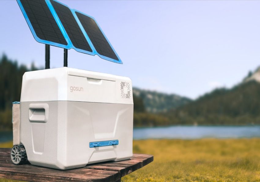 GoSun Chill SolarPowered Cooler Doesn't Require Ice to Keep Beer Cool