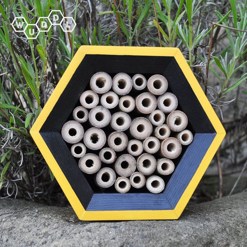 Honeycomb Bee Hotel by Wuddl