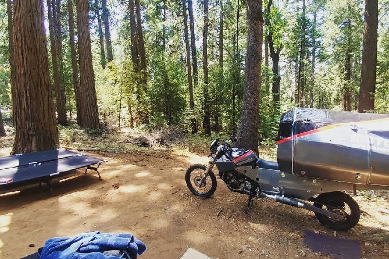 Jeremy Carman Builds Off-Road Motorcycle Shelter 