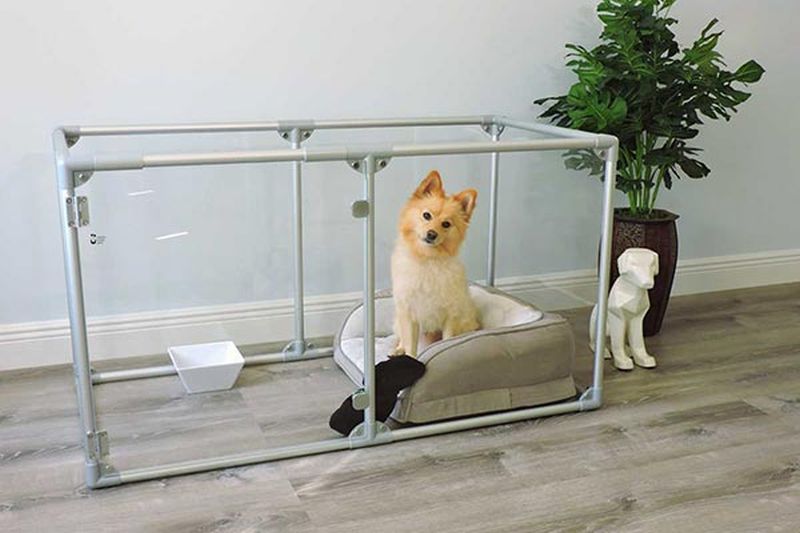 Lucidium Dog Pens by Clearly Loved Pets