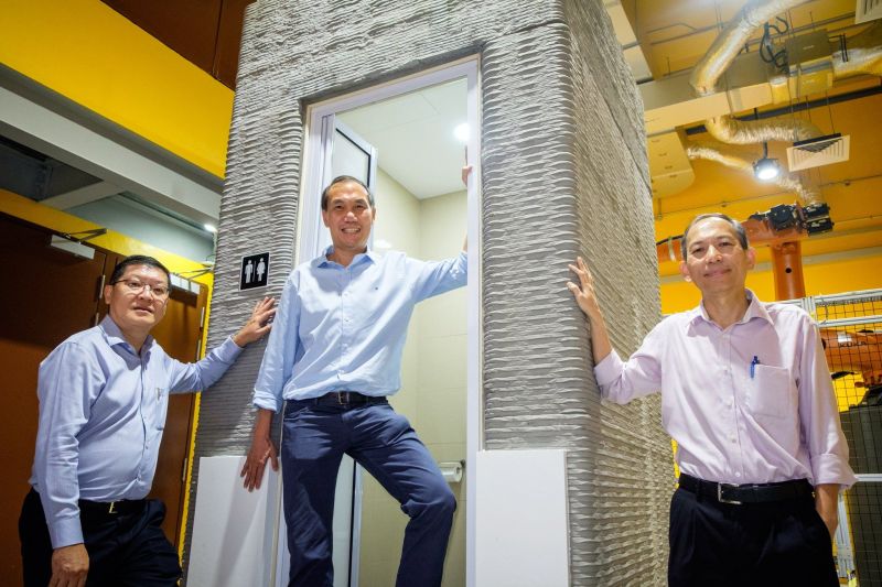 Researchers have developed a Way to 3D-Print Prefab Bathroom Units 